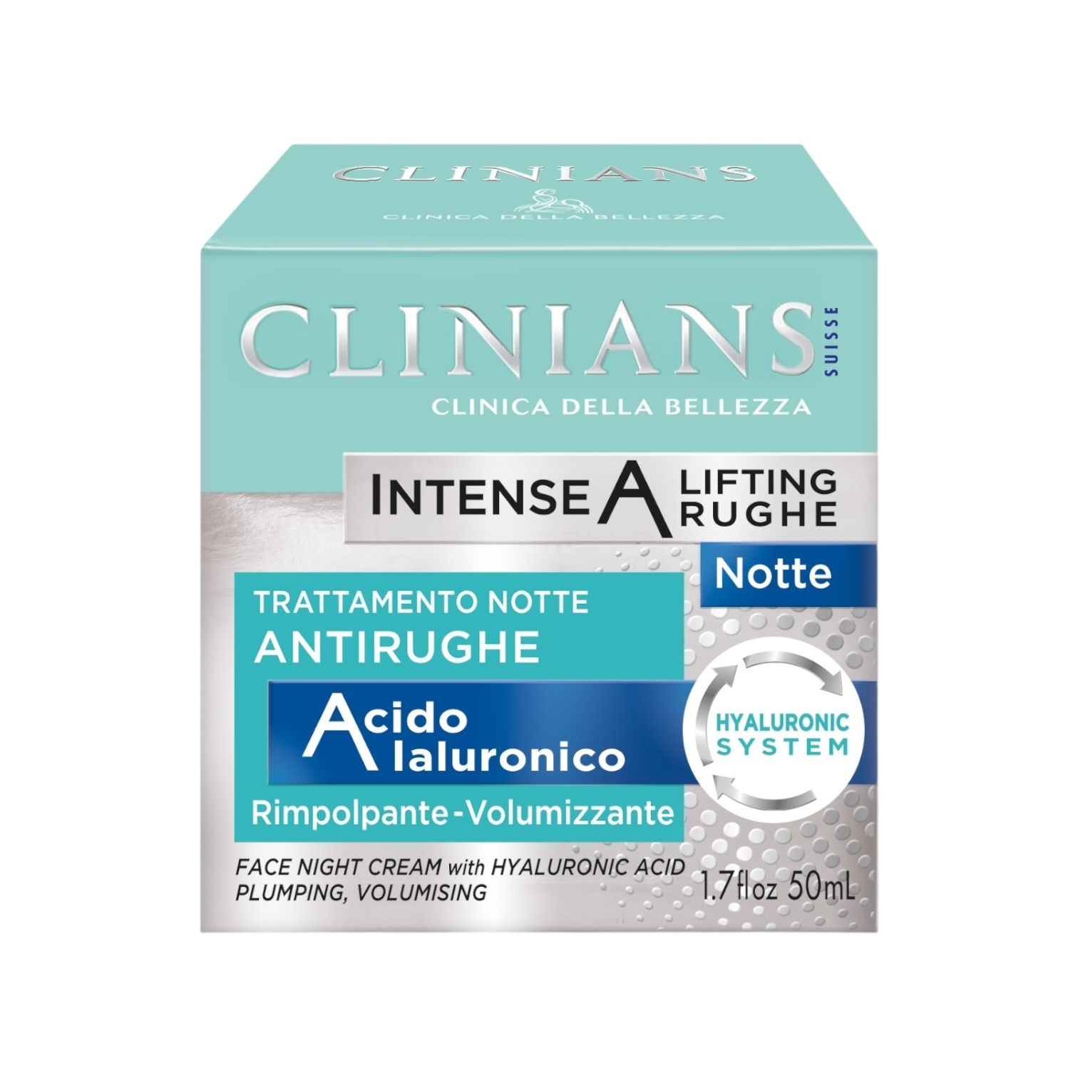 Clinians Intense A Нощен Анти-ейдж Крем с Хиалуронова Киселина