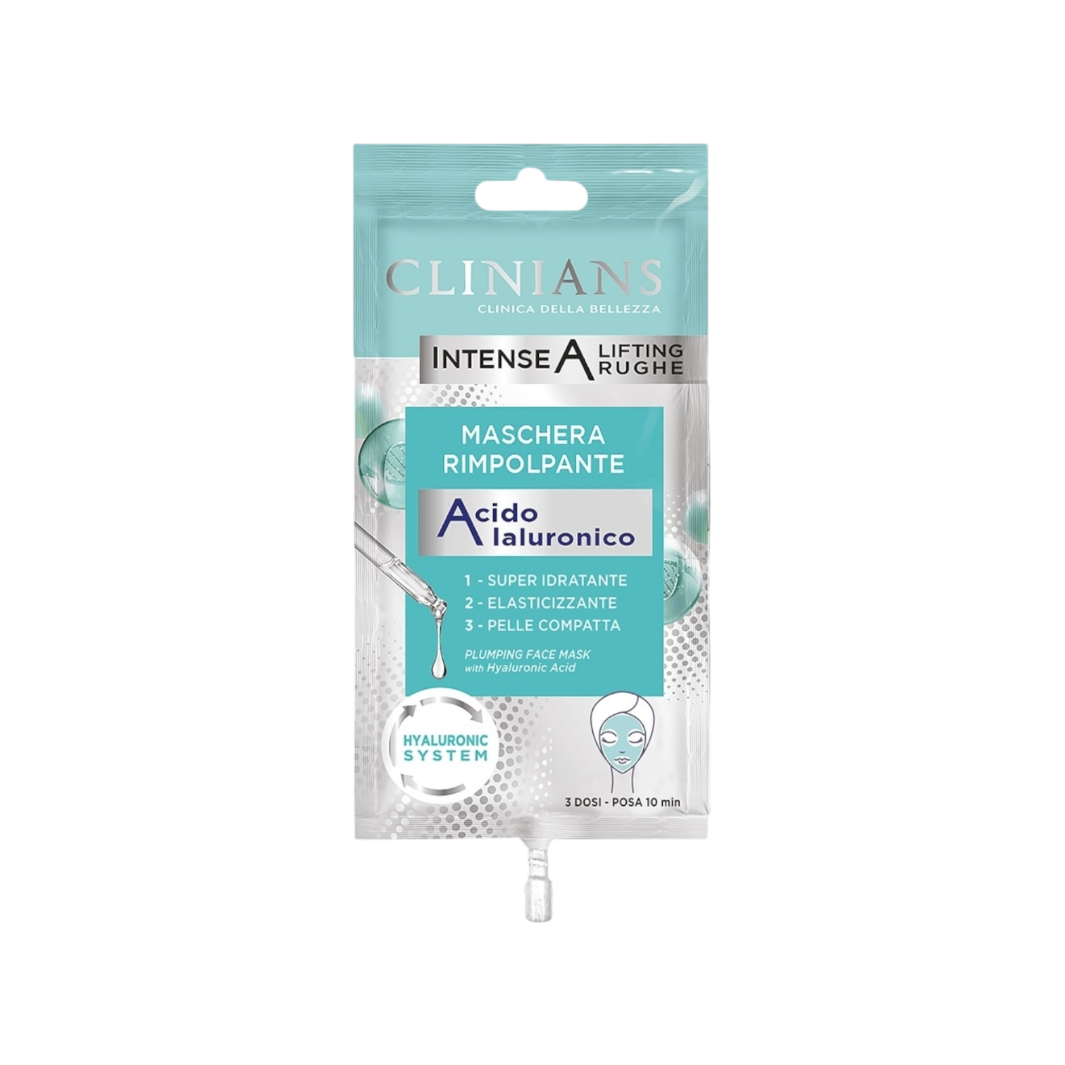 Clinians Intense A Уплътняваща Маска за Лице с Хиалуронова Киселина
